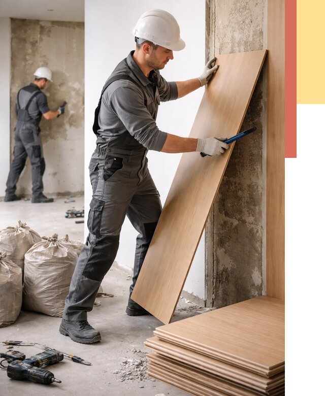 Демонтаж стеновых панелей в Апшеронске от 3587 руб. за м² быстро и недорого | ОТДЕЛОЧНИК-Пшр