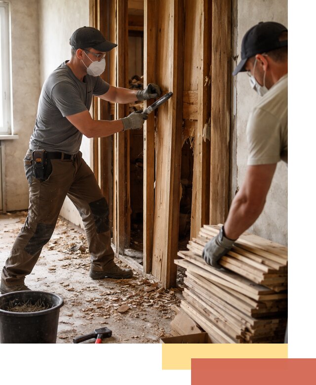 Демонтаж деревянных перегородок в Апшеронске быстро и аккуратно