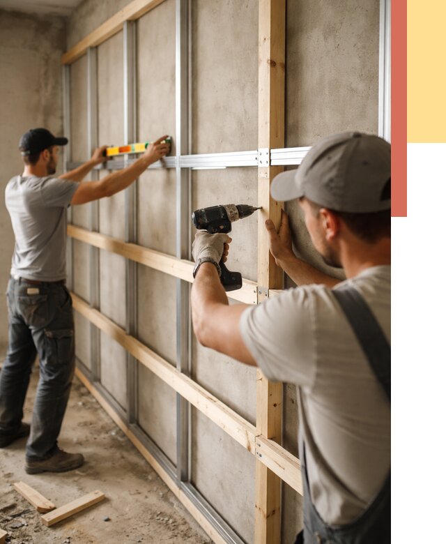 Устройство обрешетки под панели в Апшеронске от 2152 руб. — монтаж под ключ | ОТДЕЛОЧНИК-Пшр