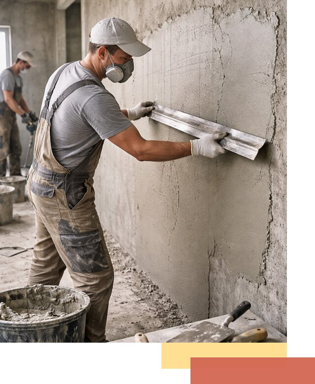 Штукатурка бетонных стен в Апшеронске качественно и долговечно