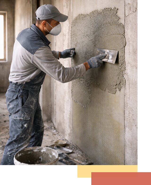 Штукатурка стен по сетке в Апшеронске под ключ качественно и быстро