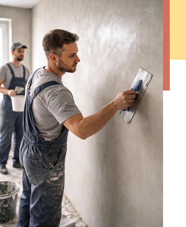 Глянцевание штукатурки стен в Апшеронске от 7686 руб. — услуги и затирка | ОТДЕЛОЧНИК-Пшр