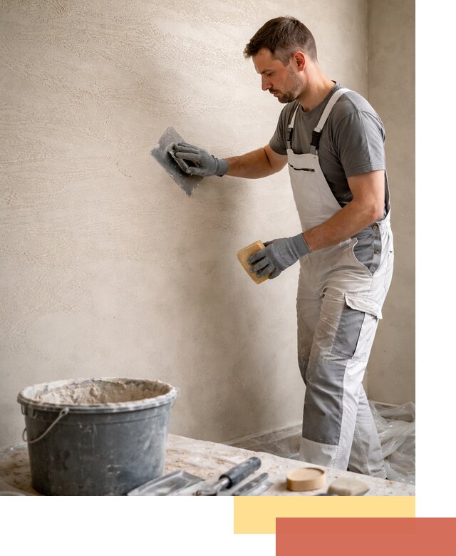 Декоративная штукатурка травертин в Апшеронске для стен и потолков