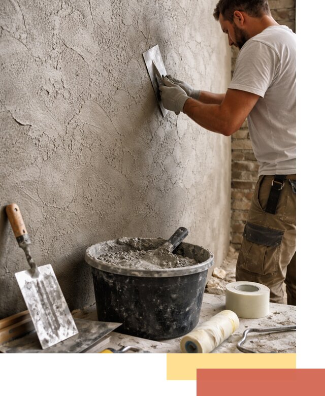 Декоративная штукатурка лофт в Апшеронске — отделка стен и потолков