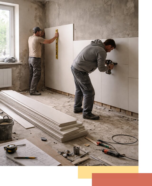 Монтаж ПВХ панелей на стены в Апшеронске качественно и быстро