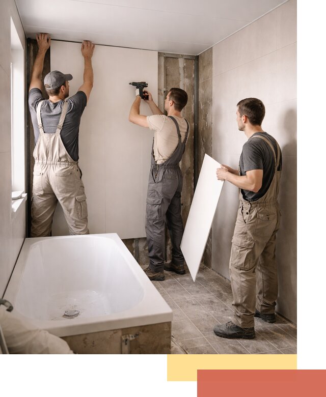 Отделка ванной панели ПВХ профессионально в Апшеронске