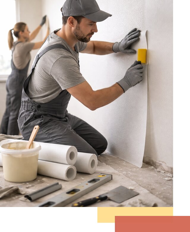 Поклейка стеклообоев профессионально в Апшеронске