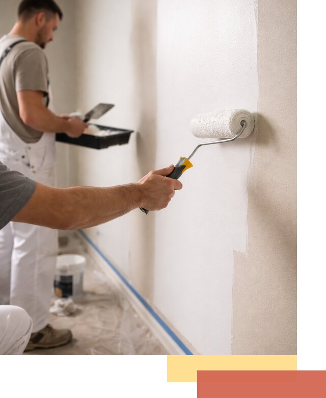 Покраска стен акриловой краской профессионально в Апшеронске