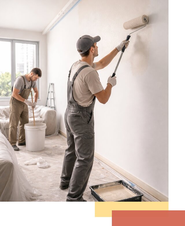 Покраска стен в офисе в Апшеронске — быстрый и качественный ремонт