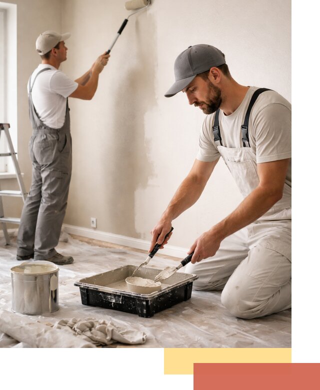 Покраска стен в квартире в Апшеронске — профессионально и аккуратно