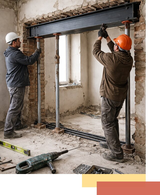 Усиление проема в стене в Апшеронске для расширения и безопасности