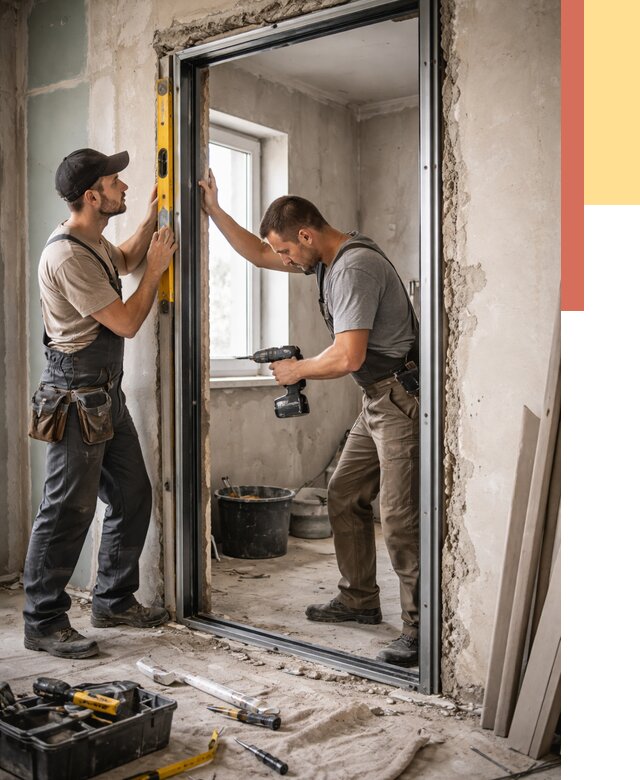 Закладка дверного проема в Апшеронске от 3587 руб. — быстро и недорого | ОТДЕЛОЧНИК-Пшр