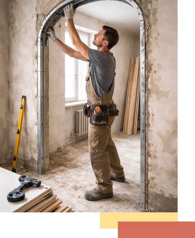 Устройство арочного проема в Апшеронске под ключ