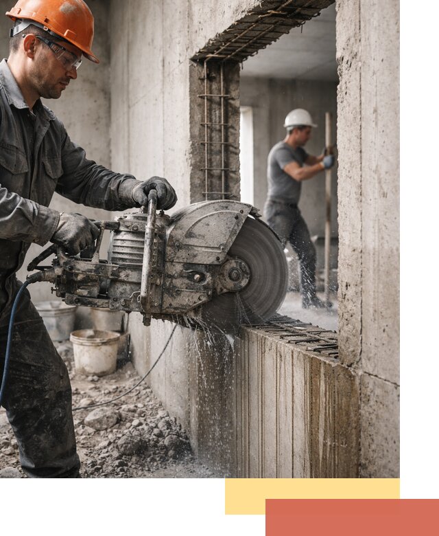 Алмазная резка проемов в Апшеронске быстро и точно