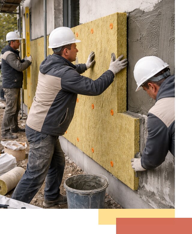 Утепление стен минватой в Апшеронске — тепло и звукоизоляция