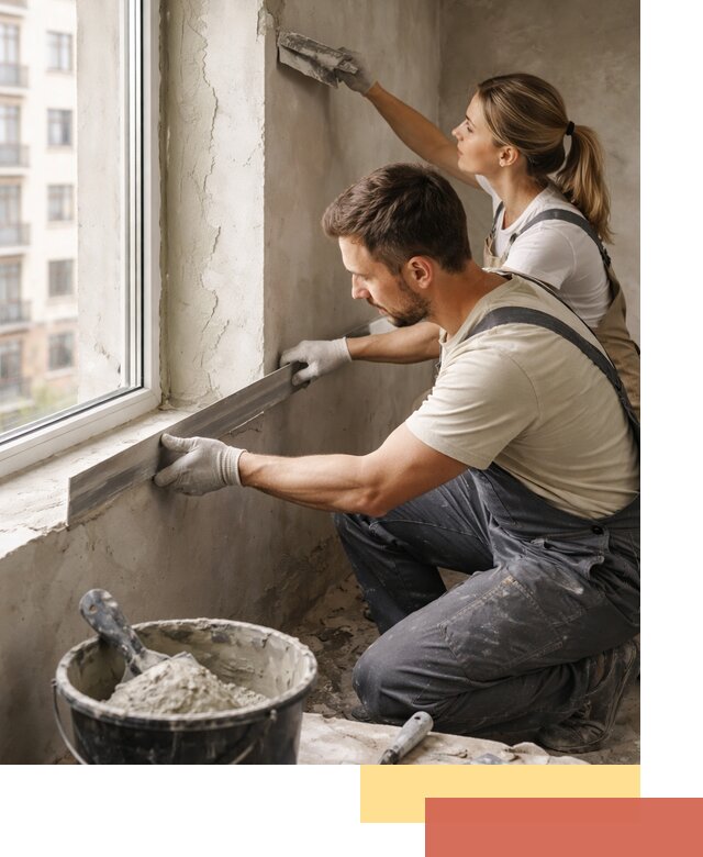 Штукатурка откосов дверей и окон профессионально в Апшеронске