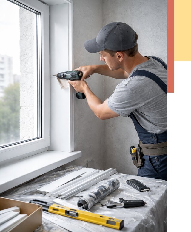 Установка пластиковых откосов в Апшеронске от 2306 руб. | ОТДЕЛОЧНИК-Пшр монтаж, быстро и недорого