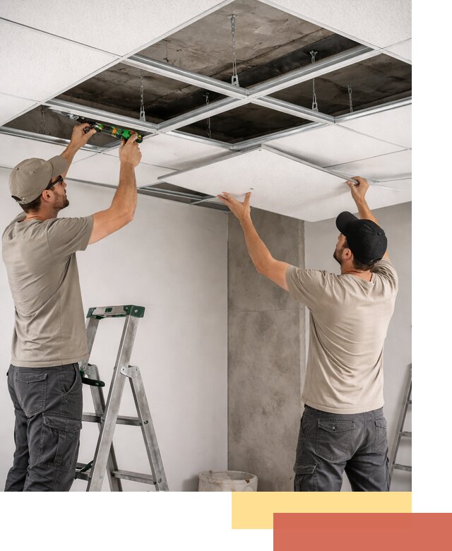 Монтаж потолка Армстронг под ключ в Апшеронске