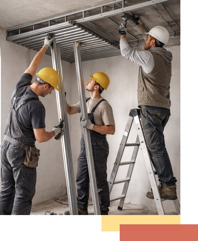 Монтаж реечного потолка под ключ в Апшеронске