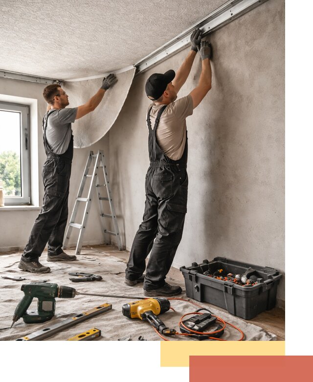 Монтаж фактурного натяжного потолка в Апшеронске качественно и быстро