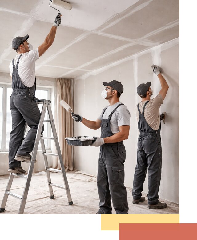 Покраска потолка из гипсокартона в Апшеронске качественно и недорого