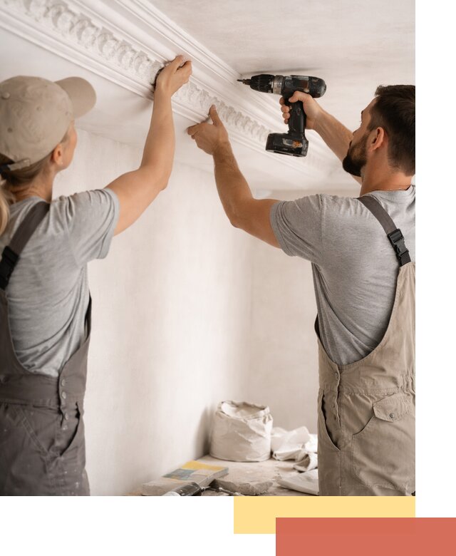 Профессиональный монтаж лепнины на потолок в Апшеронске