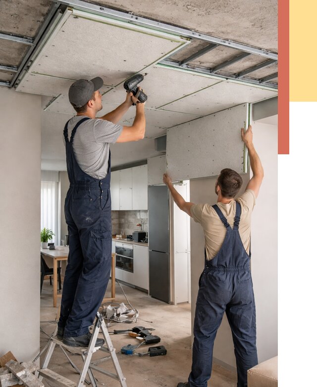 Шумоизоляция потолка панелями зипс в Апшеронске от 1896 руб. под ключ | ОТДЕЛОЧНИК-Пшр